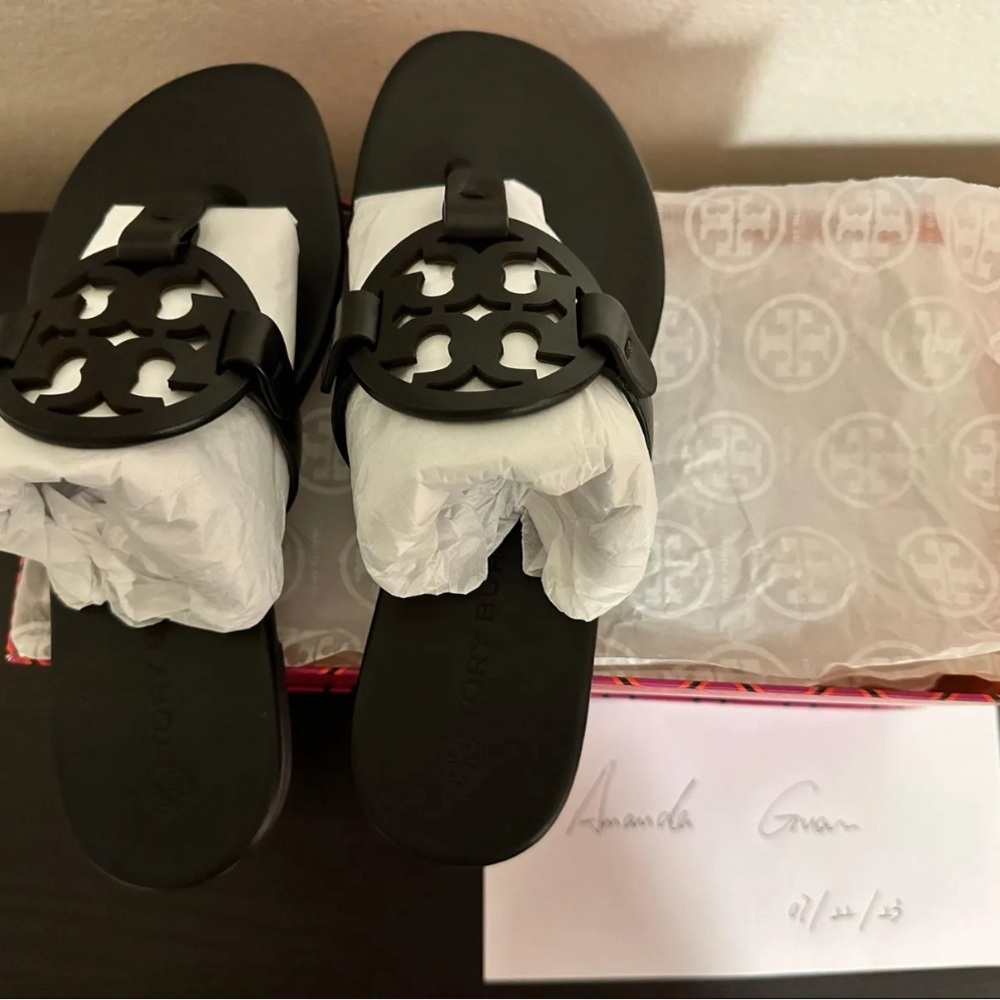 Tory Burch Miller Leather Sandals